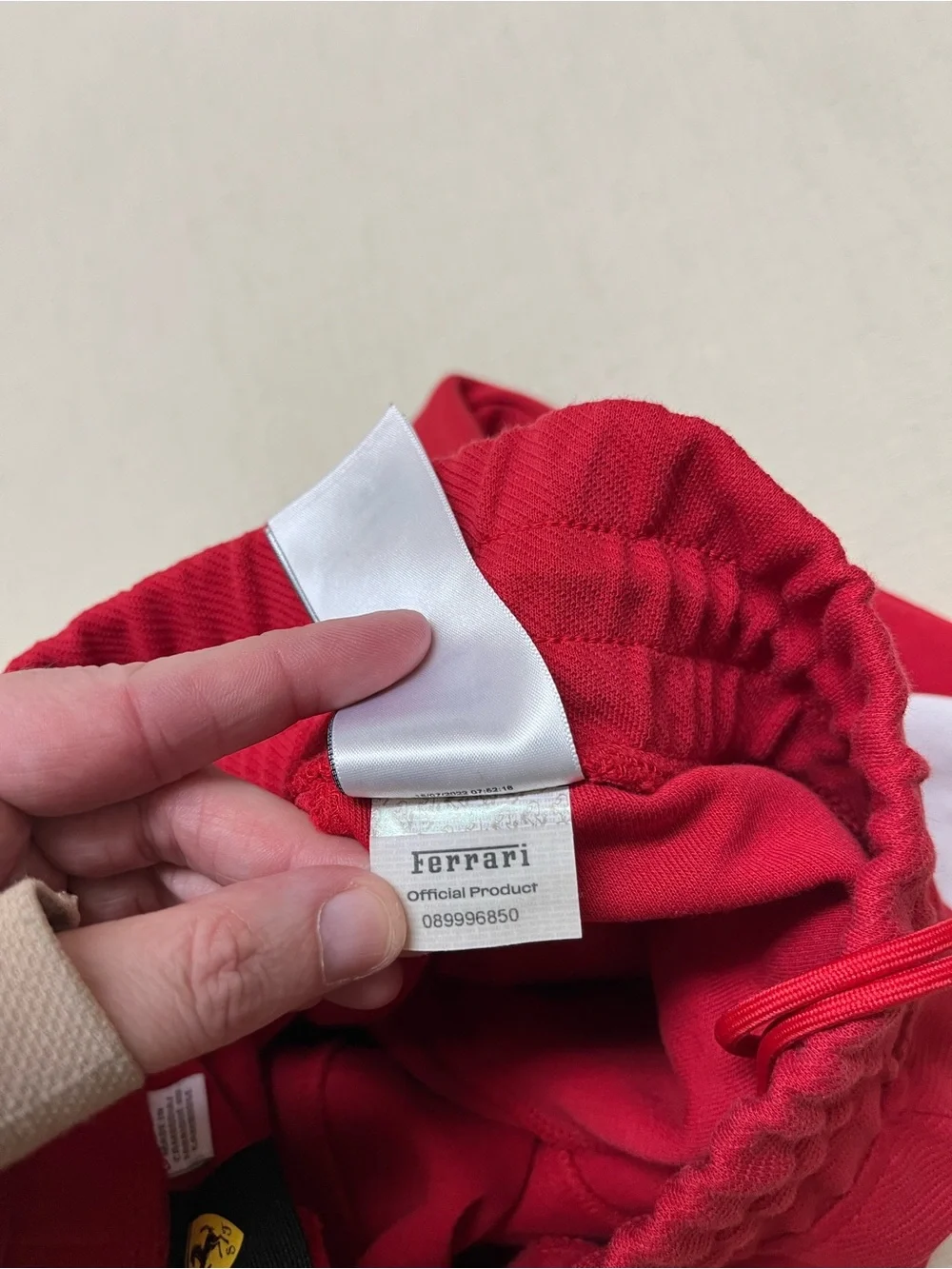 Puma x Scuderia Ferrari M red Race Sweatpants